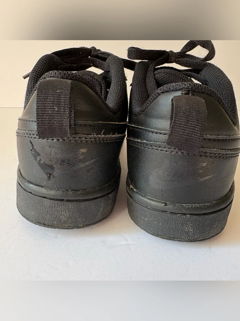 Nike Boys Black Court Borough Low 2 Athletic Sneakers
